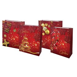 Vrećica XL exclusive Božić hot stamp folija 30x41.5x12 71652 P12/120