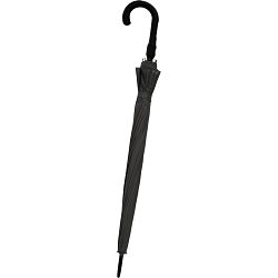 Kišobran Astar Black 16-panelni  sivi PVC drška, aut. P12/48