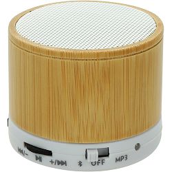 Zvučnik prijenosni Bamboo Lux od bambusa bijeli P1/50
