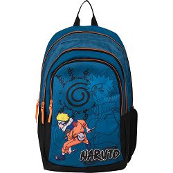 Ruksak NARUTO plavi 3 zipa 32x44x20 cm P6