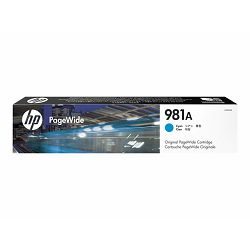 HP 981A Cyan PageWide Cartridge