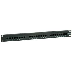 Roline VALUE Cat.5e/Class D 19" Patch Panel 24-porta UTP, crni