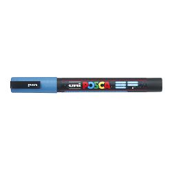 Marker Uni pc-3ml Posca glitter svijetlo plavi