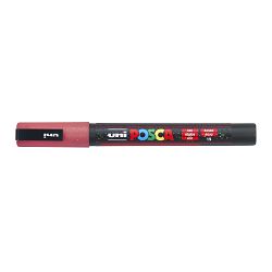 Marker Uni pc-3ml Posca glitter crveni