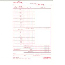 320 IZLAZ Blok 100 listova, 14,5 x 21 cm