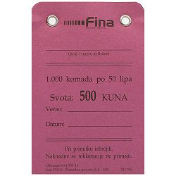 333-16 PRIVJESNI KARTON (50 LIPA - LP); Komad, 6,5 x 10 cm