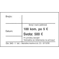 UT 340-1 PASICE  5 EURA  1/100