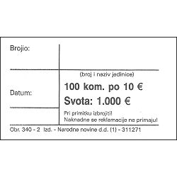 UT 340-2 PASICE  10 EURA 1/100