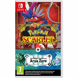 Pokemon Scarlet + Hidden Treasure of Area Zero DLC Switch