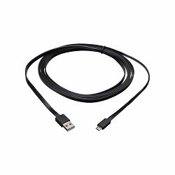 BigBen PS4 Flat USB kabel USB - Micro USB crni 3m