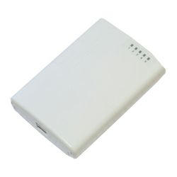 Mikrotik RB750P-PBr2 PowerBox, QCA9531 650MHz CPU, 64MB RAM, 5×LAN, RouterOS L4, vanjsko kućište, PSU, PoE