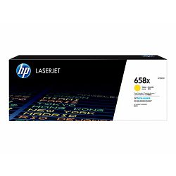 HP 658X Yellow LaserJet Toner Cartridge