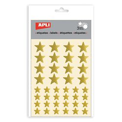 Naljepnice Apli stikers zlatne zvjezdice 3L 11805