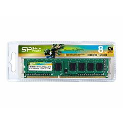 SILICON POWER DDR3 8GB 1600MHz CL11 DIMM, SP008GBLTU160N02