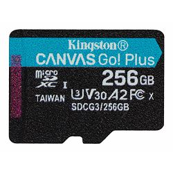 KINGSTON 256GB microSDXC Canvas Go Plus