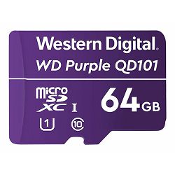 WD Purple 64GB SC QD101 microSD