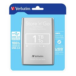 Externi hard disk Verbatim USB 3.0 #53071 2,5" 1TB silver