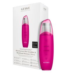 MicroCurrent Skin Scrubber & Blackhead Remover GESKE| 9 in 1 , magenta