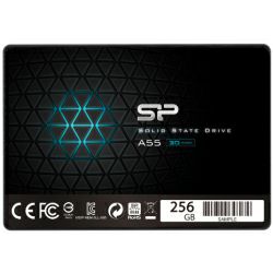 Silicon Power A55 256GB 2.5" SATA3 SSD 3D NAND, R/W: 550/530MB/s