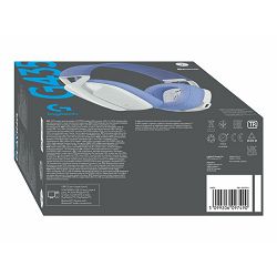 LOGI G435 LightSpeed Headset White