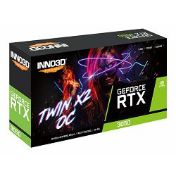INNO3D GeForce RTX 3050 Twin X2 OC 8GB N30502-08D6X-11902130