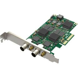 Magewell Pro capture dual SDI, LP PCIe x4, 2-channel SD/HD/3G/2K SDI, two channels bypass loop, Windows/Linux/Mac (11060)