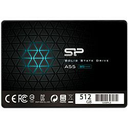 Silicon Power A55 512GB 2.5" SATA3 SSD 3D NAND, R/W: 560/530MB/s