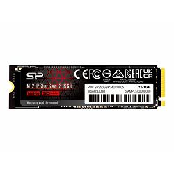 SILICON POWER SSD UD80 250GB M.2 PCIe, SP250GBP34UD8005