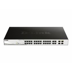 D-LINK 24-Port Layer2 PoE Smart Switch, DGS-1210-24P/E