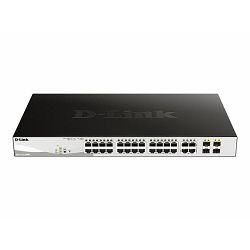 D-LINK 28-Port Layer2 PoE+ Smart Switch, DGS-1210-28MP/E