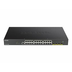 D-LINK 28-Port Smart PoE+ Switch 4x 10G, DGS-1250-28XMP/E
