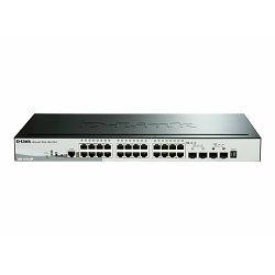 D-LINK 28-Port Smart PoE Switch 2x 10G, DGS-1510-28P/E