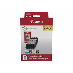 CANON CLI-581 Ink Cartridge BK/C/M/Y, 2106C006
