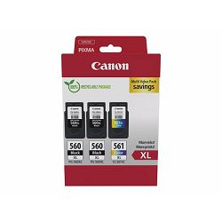 CANON PG-560XLx2/CL-561XL Ink Cartridge, 3712C009