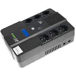 Green Cell UPS AiO 600VA/360W, Line Interactive AVR, LCD