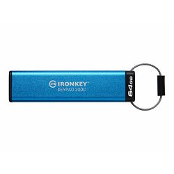 KINGSTON 64GB USB-C IronKey Keypad 200C, IKKP200C/64GB