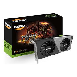 INNO3D GeForce RTX 4060 Ti Twin X2 16GB, N406T2-16D6-178055N