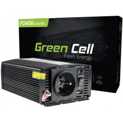 Green Cell strujni inverter 12V na 230V, 300W/600W (INV01DE)