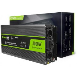 Green Cell strujni inverter 12V na 230V, 3000W/6000W Full Sine Wave (INV15)
