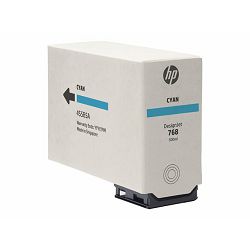 HP 768 Cyan 500-ml DesignJet Ink Crtg, 4S5B5A