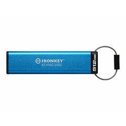 KINGSTON 512GB USB-C IronKey Keypad 200C, IKKP200C/512GB