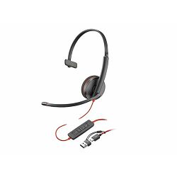 HP Poly BW 3210 Mono USB-C HS +USB-C/A, 8X214AA