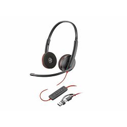 HP Poly BW 3220 Stereo USB-C HS +USB-C/A, 8X228AA