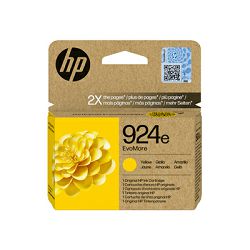 HP 924e EvoMore Yellow Org Ink Cartridge, 4K0U9NE#CE1