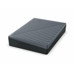 WD My Passport 6TB portable HDD Gray, WDBY3J0060BGY-WESN