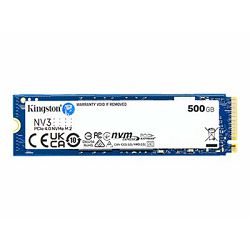 KINGSTON 500GB NV3 M.2 2280 PCIe 4.0 SSD, SNV3S/500G