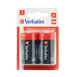 Baterije Verbatim #49923-46 alkalne D 1,5V 2k
