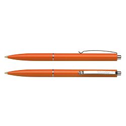 Kemijska olovka Schneider, K-15, narančasta,plava tinta, metalna klipsa, S93086