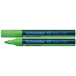 Flomaster Schneider Deco Marker Maxx 265 tekuća kreda 2-3 mm svijetlozeleni S126511