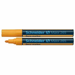 Flomaster Schneider Deco Marker Maxx 265 tekuća kreda 2-3 mm narančasti S126506